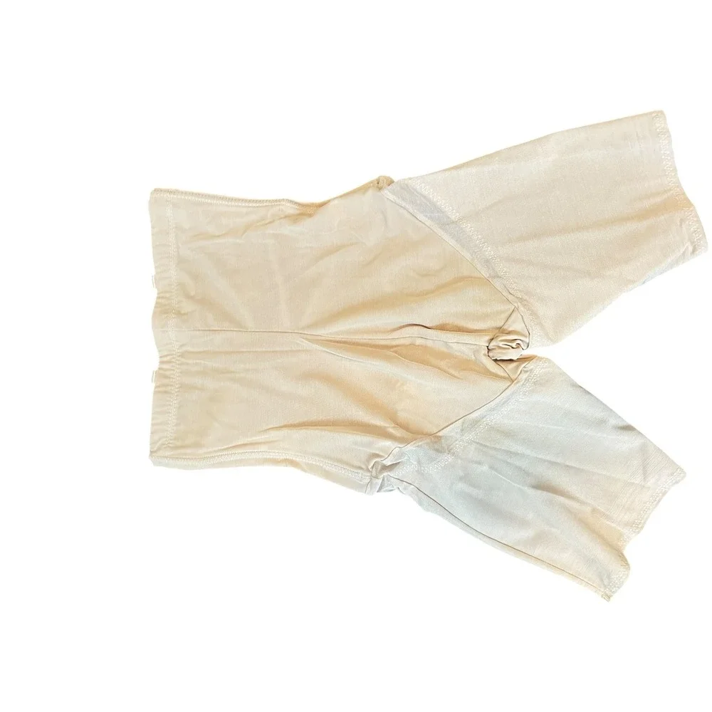 Womens‎ High Waisted Shapewear Shorts Beige Nude Tummy Control Mid Thigh Slimmer